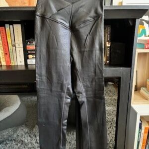 BuffBunny Viper Faux Leather Cross Waist Legging